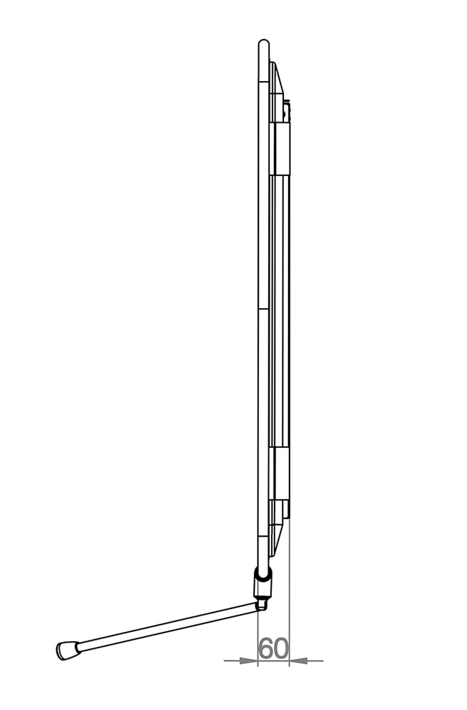 Lustro Miior Dizz. - szkic lewa